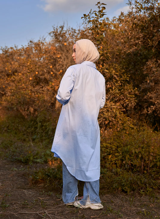 Baby Blue Long Shirt