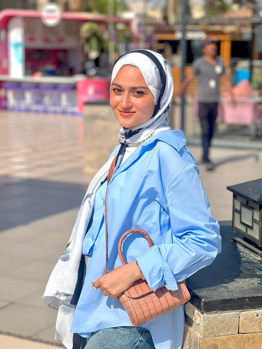 Baby Blue Short shirt