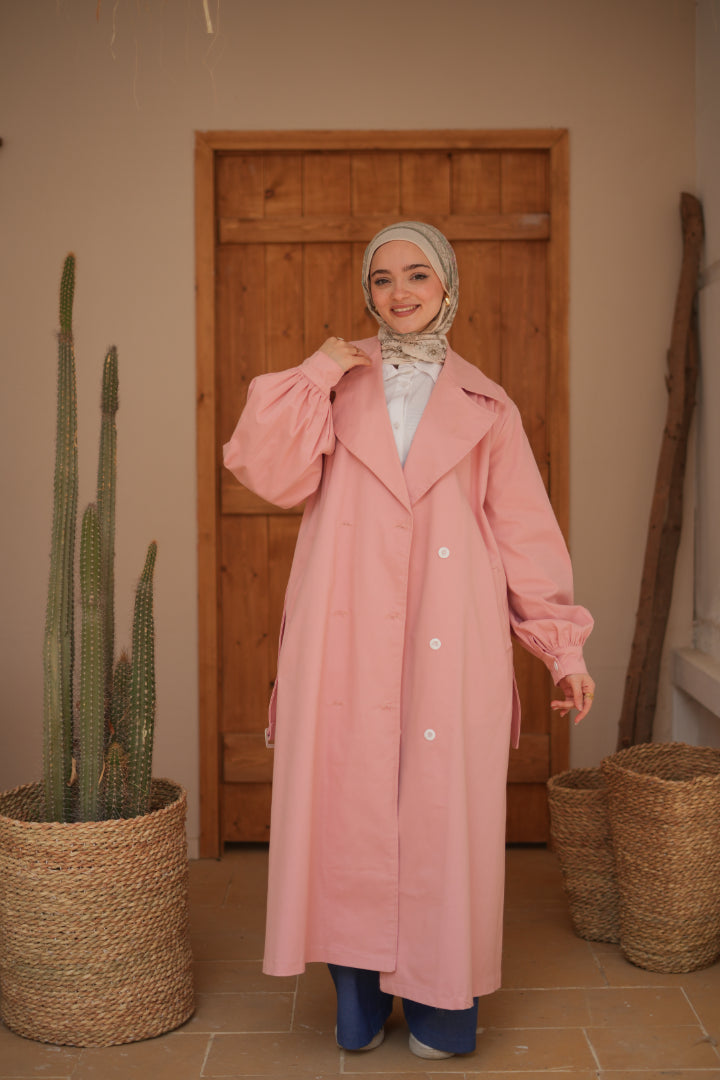 Pink Bahar Coat