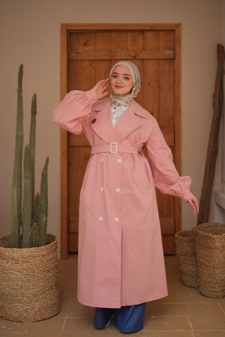 Pink Bahar Coat