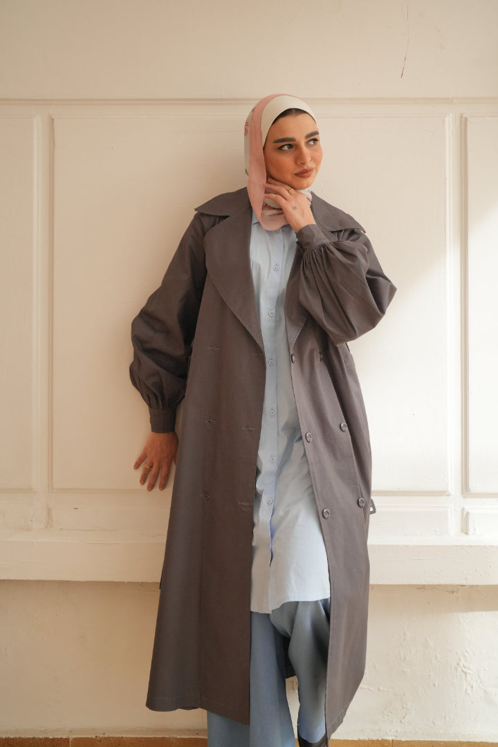Grey Bahar Coat