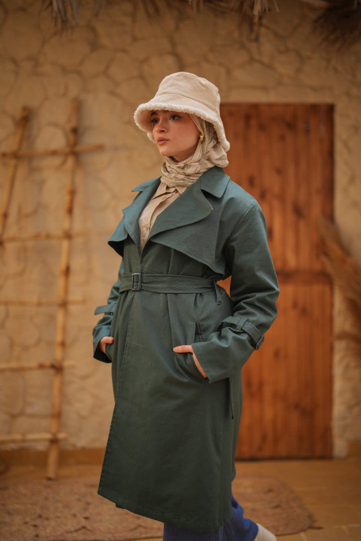 Teal Orgwan Coat