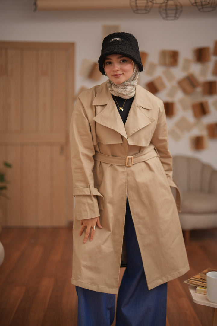 Beige Orgwan Coat