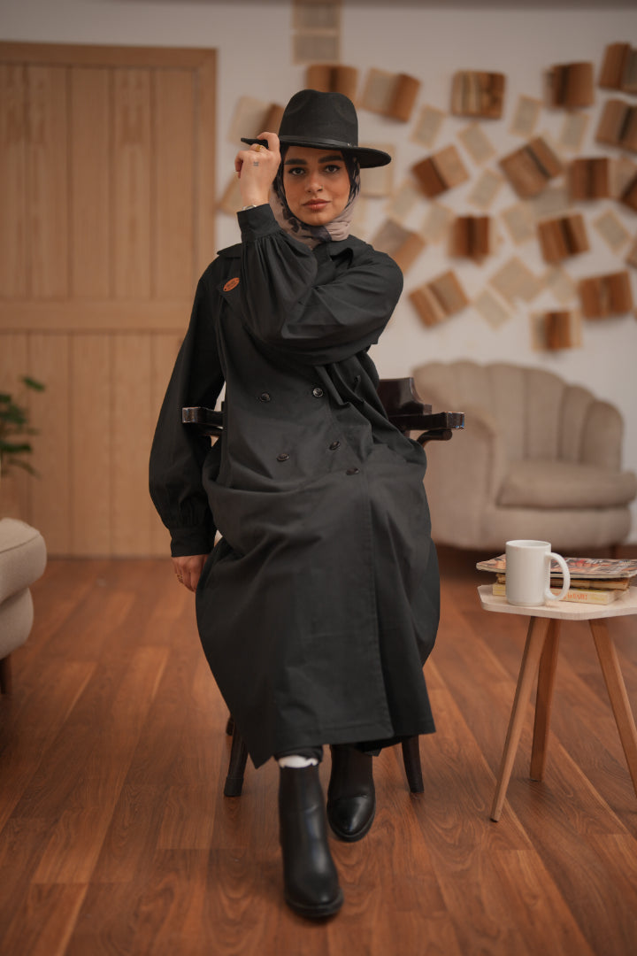 Black Bahar Coat