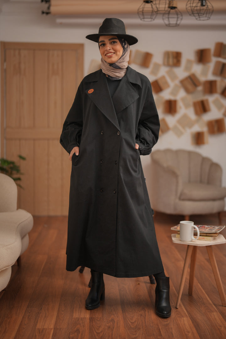 Black Bahar Coat