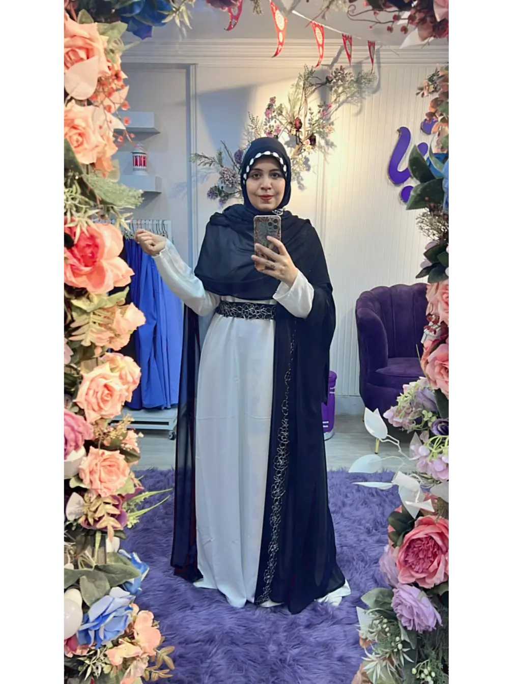 Orchid kaftan