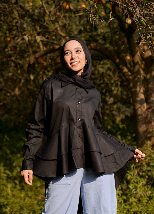 Black Lotus Blouse