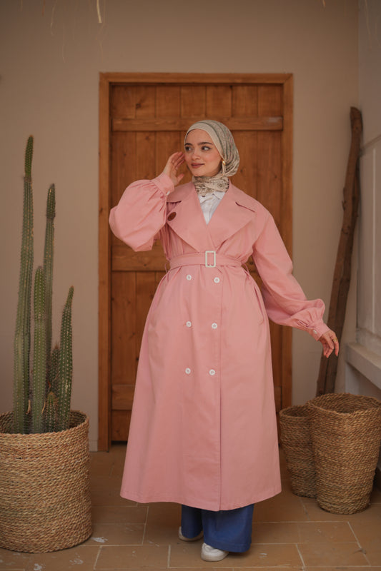 Pink Bahar Coat