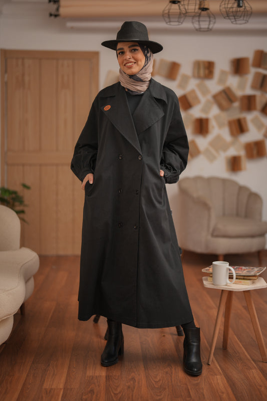 Black Bahar Coat