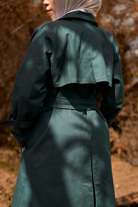 Teal London Coat