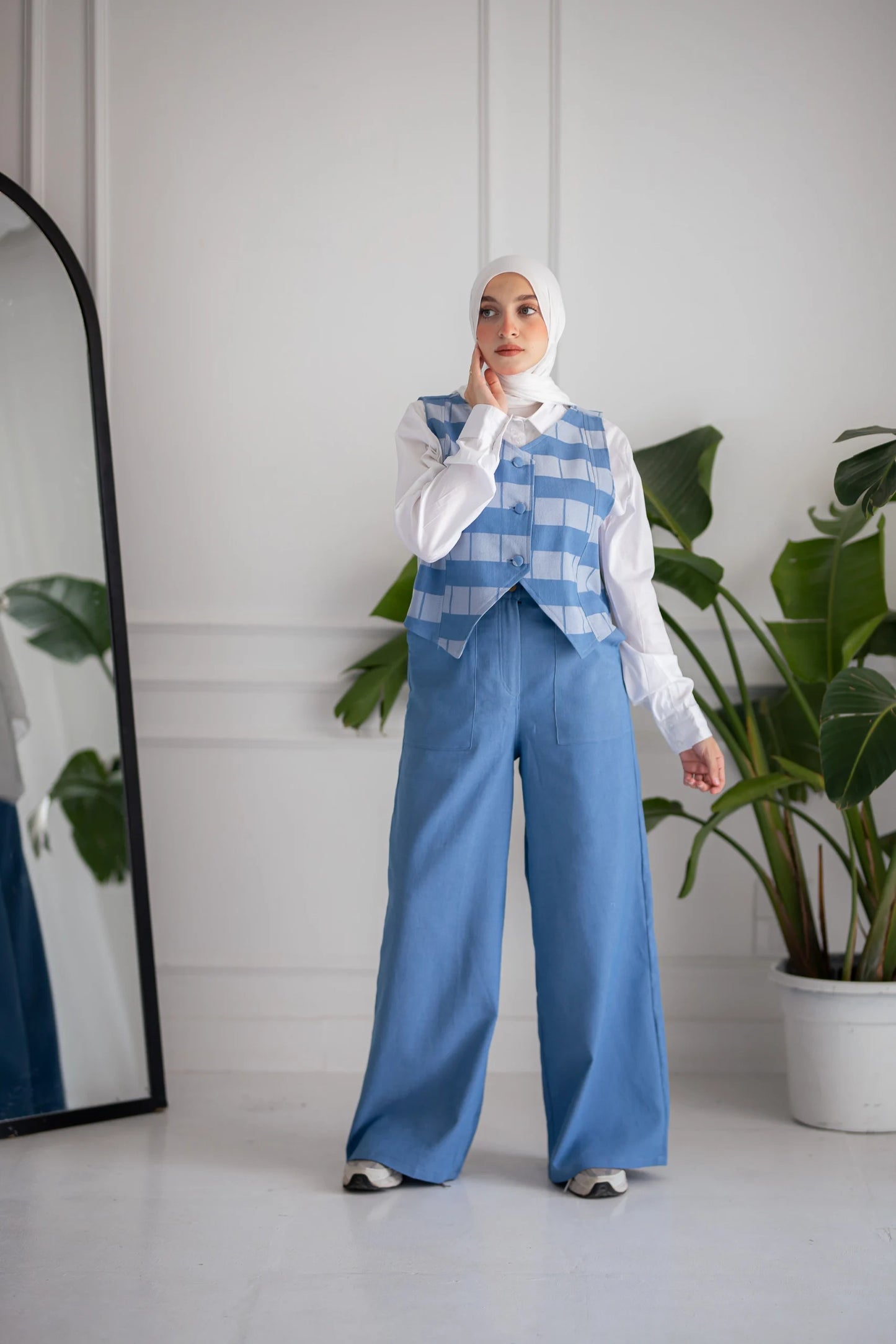 Medium Blue Denim Pants