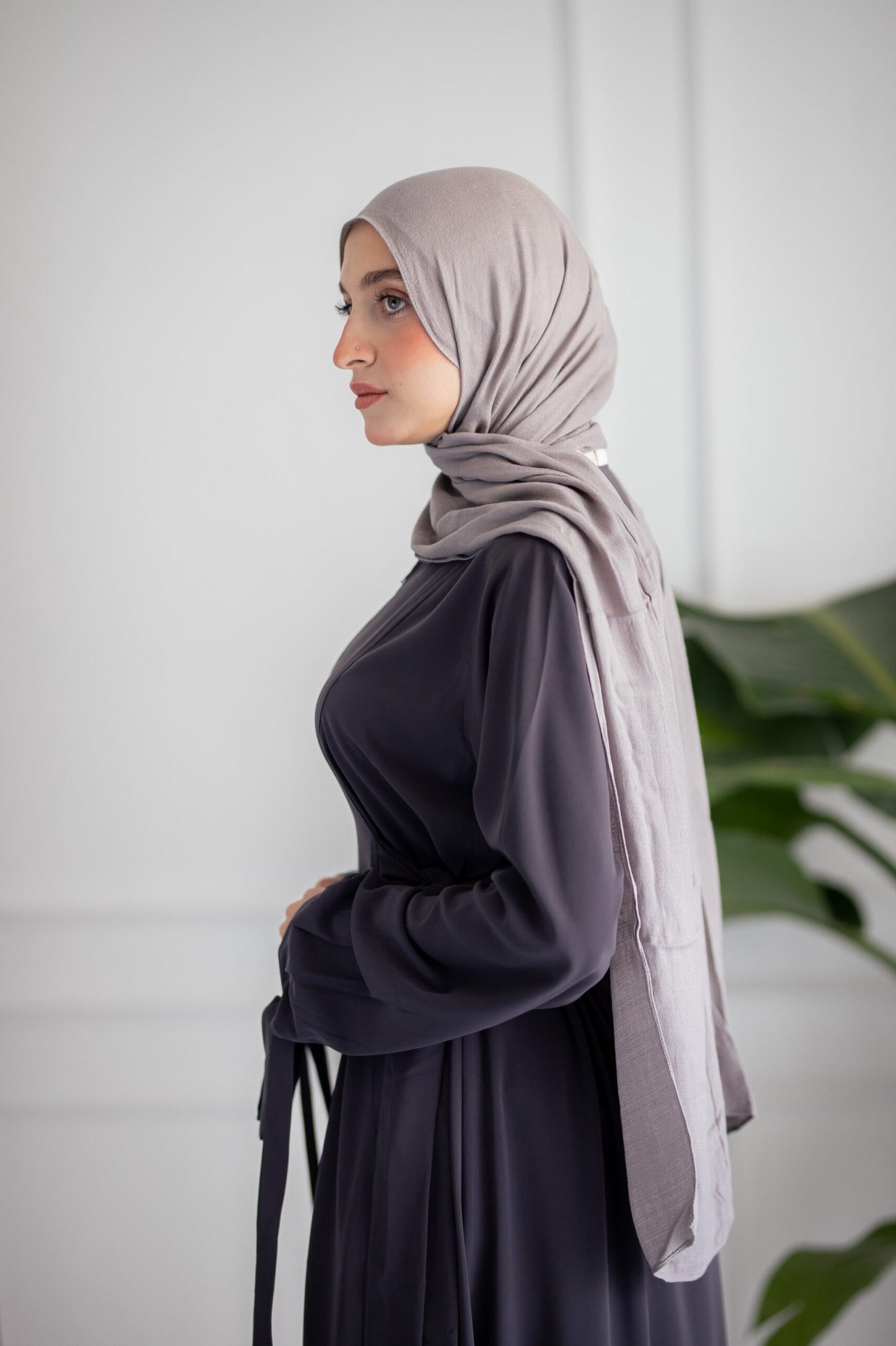 Grey Paradise Abaya