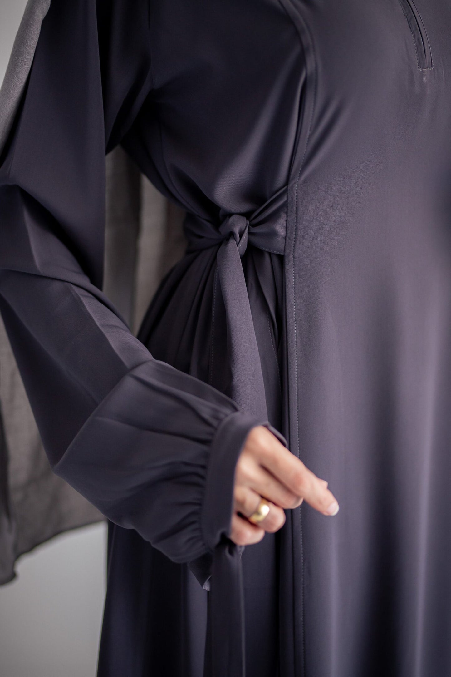 Grey Paradise Abaya